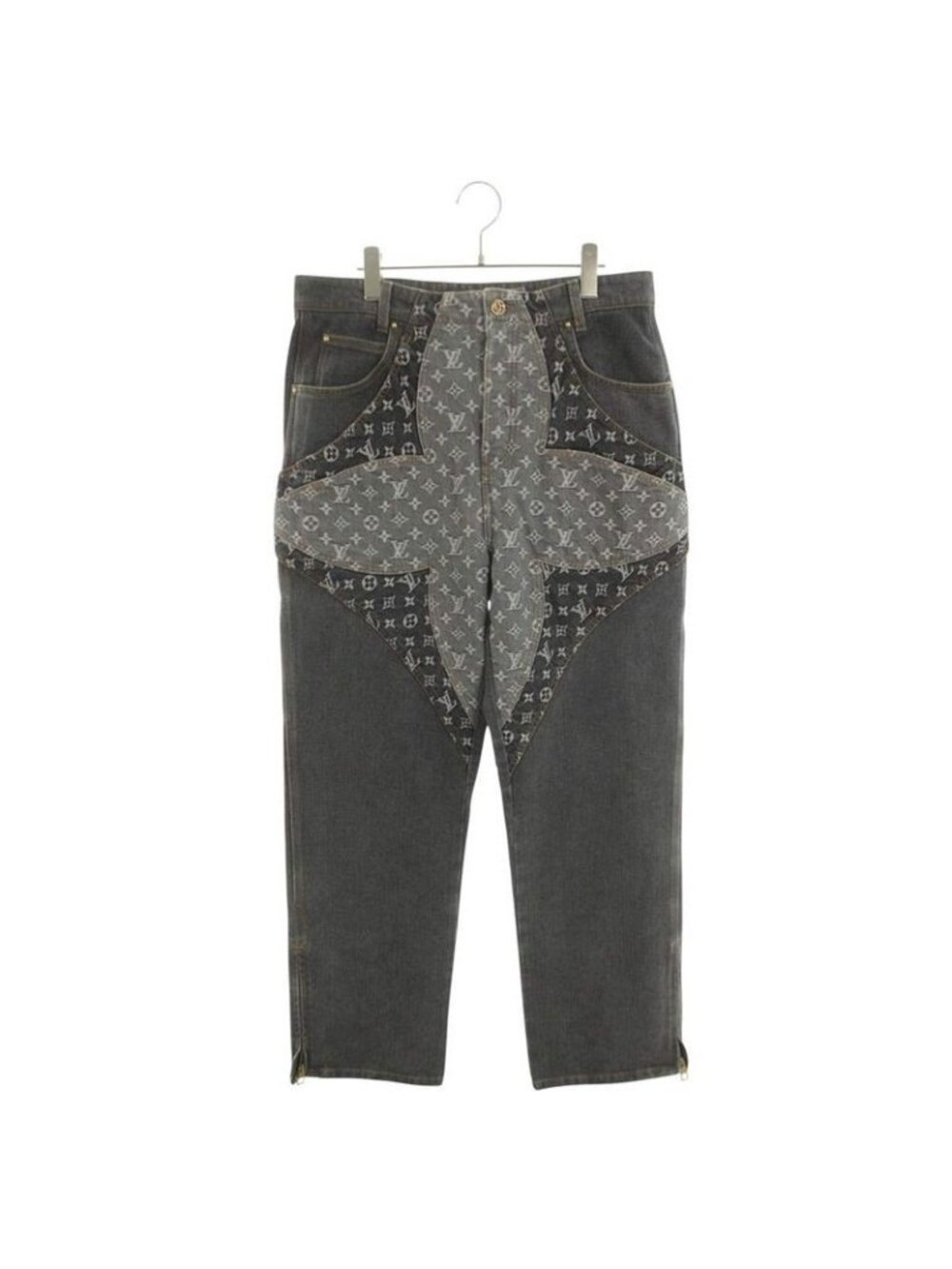 Louis Vuitton Monogram Flower Denim Pants